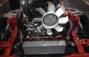 Car fans and engine