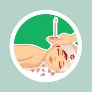 Ear candling to remove wax
